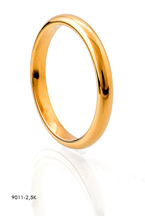 9011-2,5K - Smal slät ring
