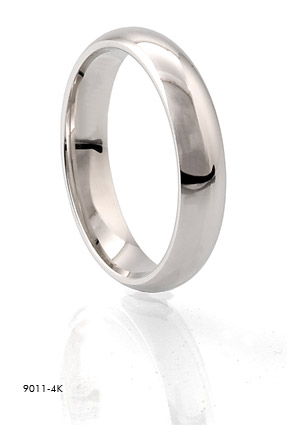 9011-4K - Klassisk slät ring