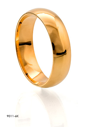 9011-6K - Bred slät ring