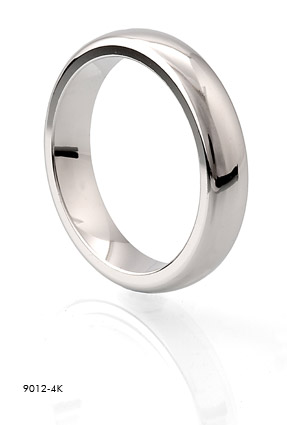 9012-4K - Klassisk slät ring