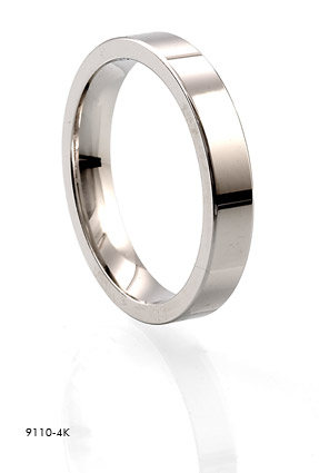 9110-4K - Klassisk slät ring