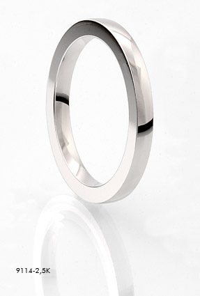 9114-2,5K - Smal slät ring