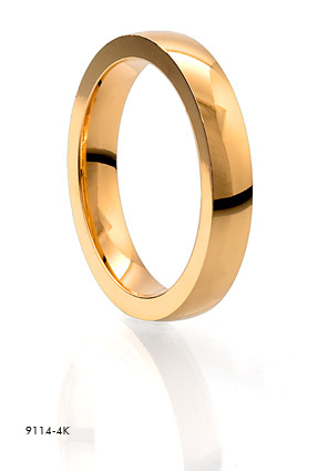 9114-4K - Klassisk slät ring