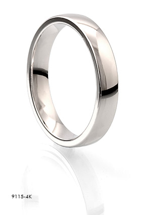 9115-4K - Klassisk slät ring