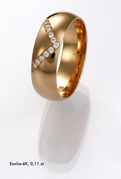 EMILIA-6k 1,5 Carat : 11*0,01 6,2g