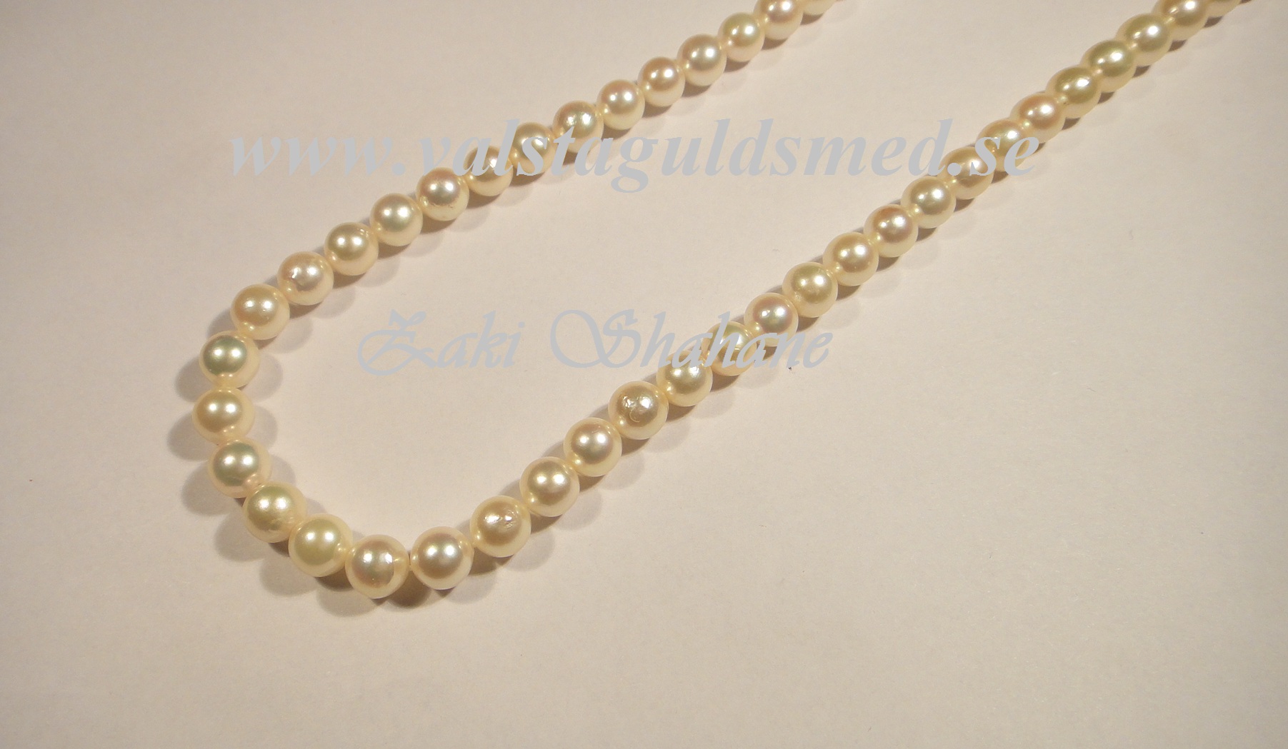 Pärlhalsband Odlade Pärlor 7.5 mm - 2