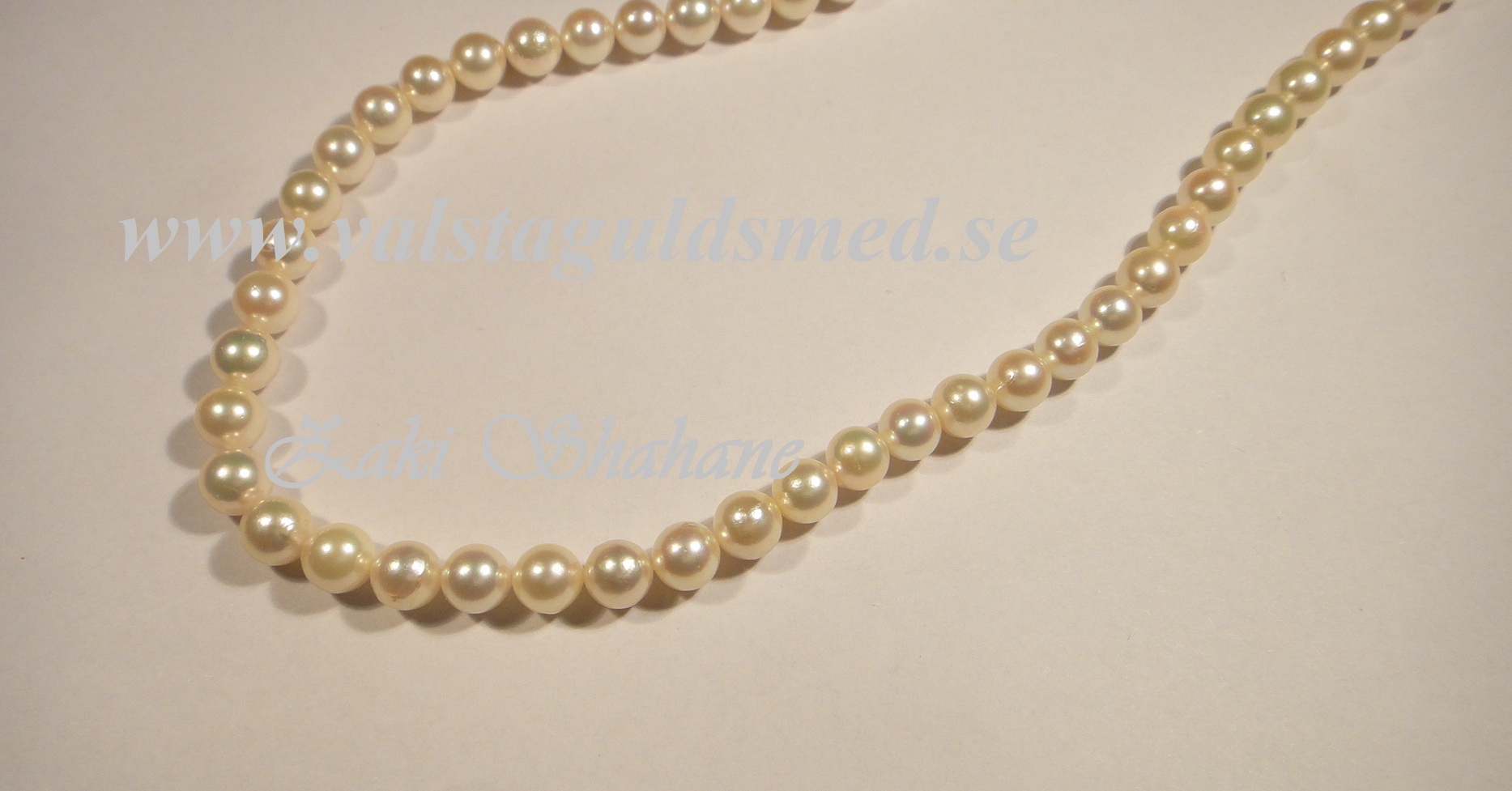 Pärlhalsband Odlade Pärlor 7.5 mm
