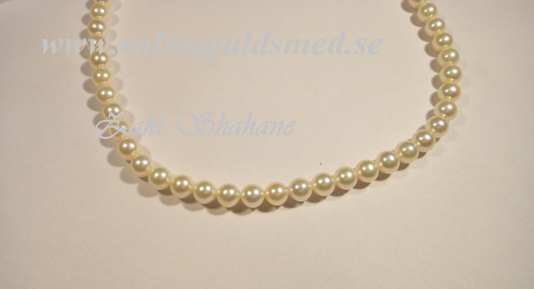 Pärlhalsband Odlade Pärlor 7.5 mm