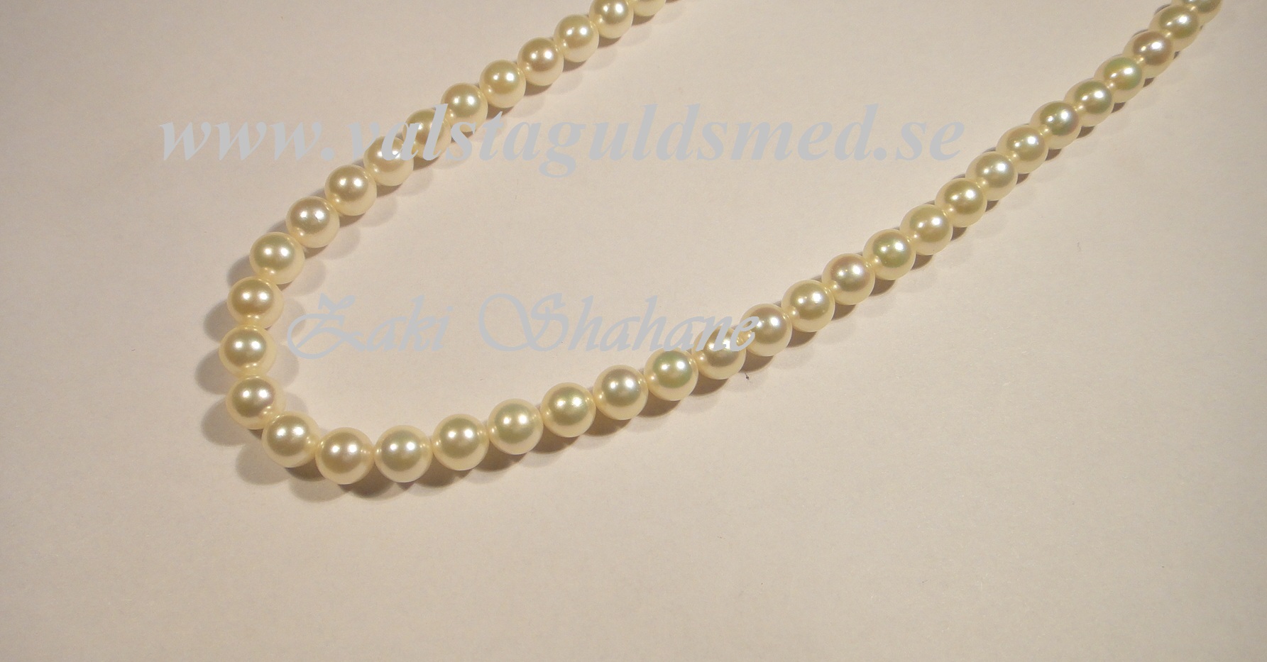 Pärlhalsband Odlade Pärlor 7 mm