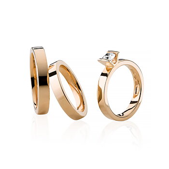 Cora-3,8K Sten: 1×0,45 ct  Fattning:  EF16  V form 