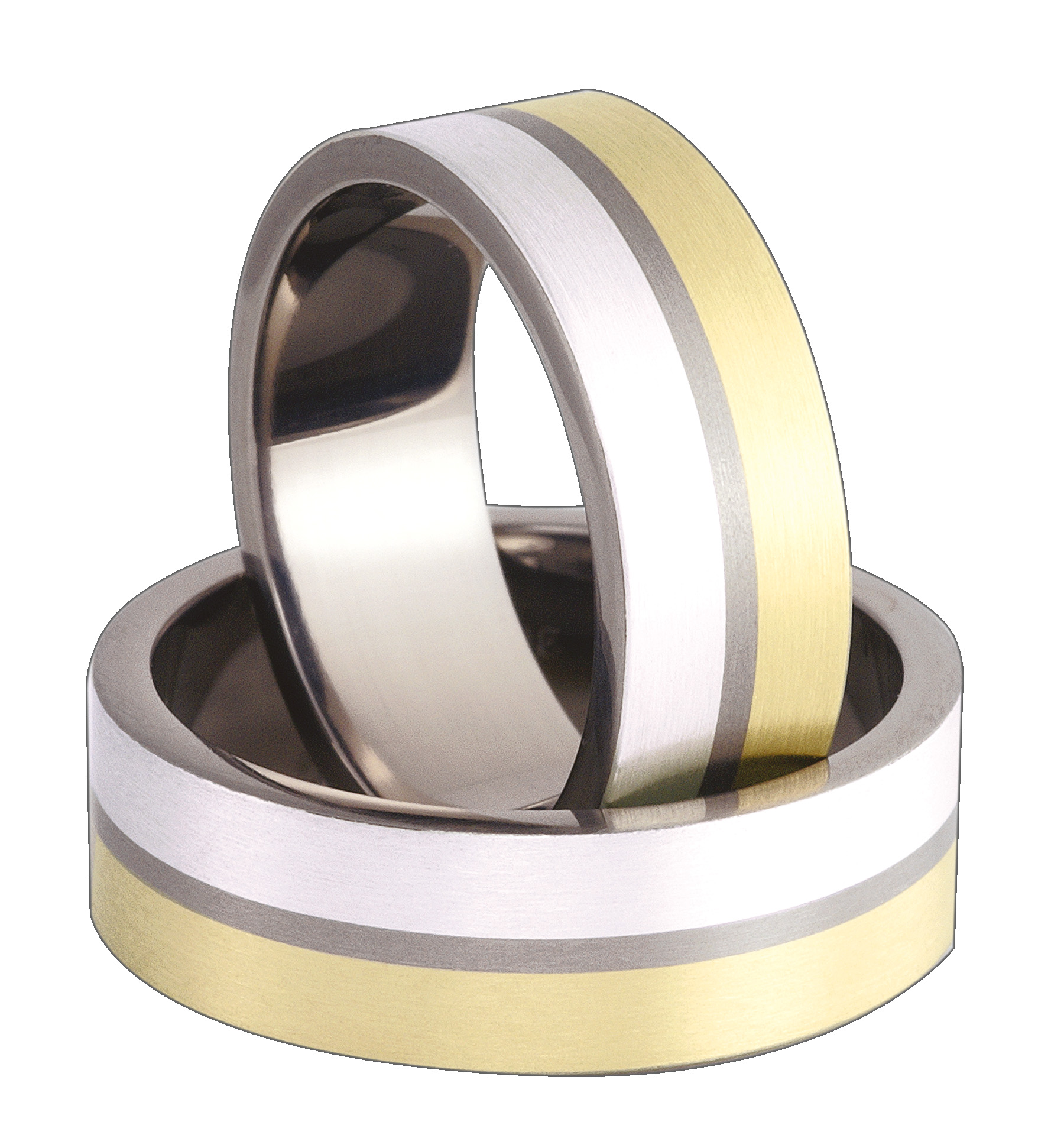 Titanring+Guld+ Guld TG61-7