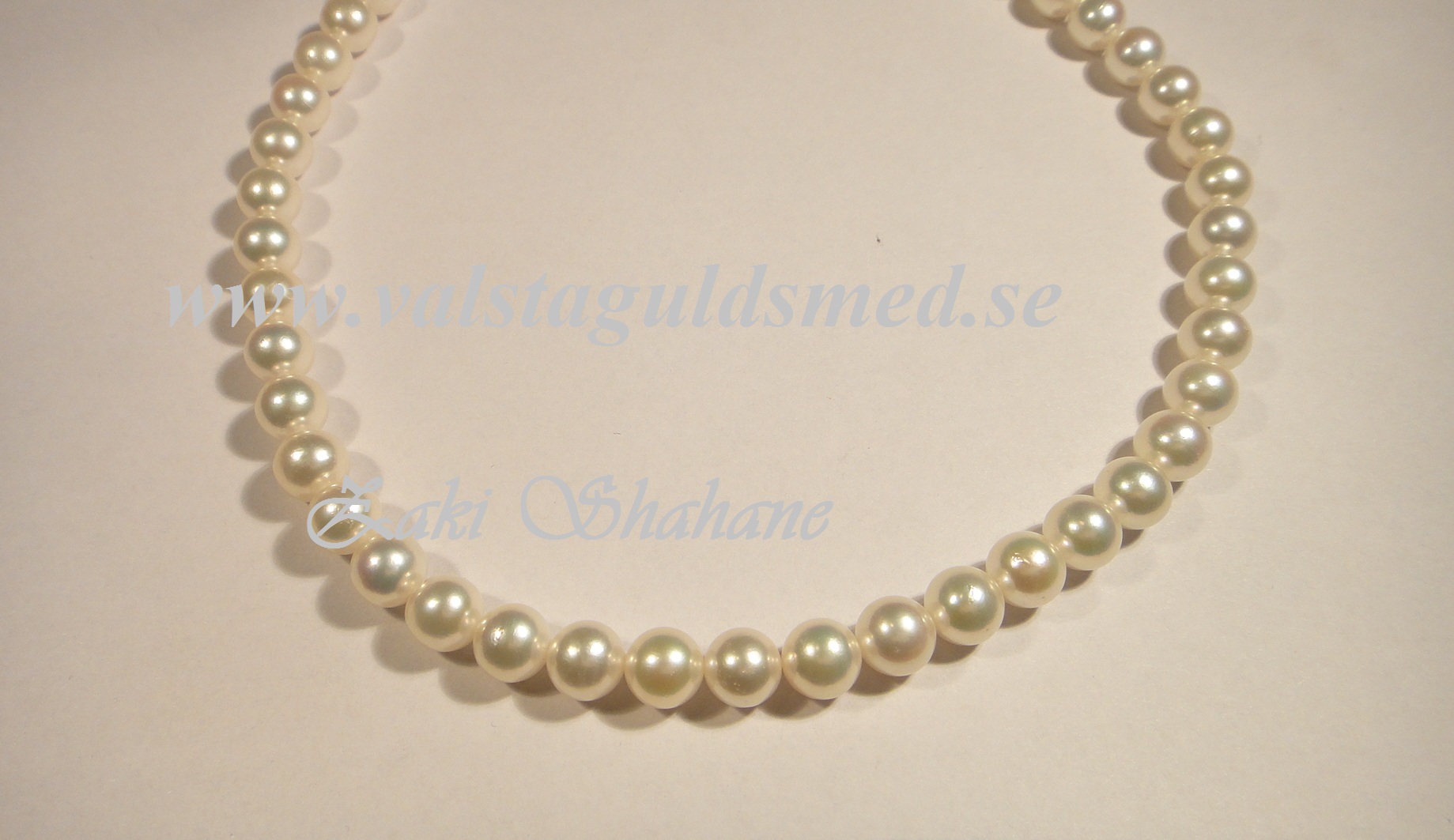 Pärlhalsband Odlade Pärlor 7.5 mm