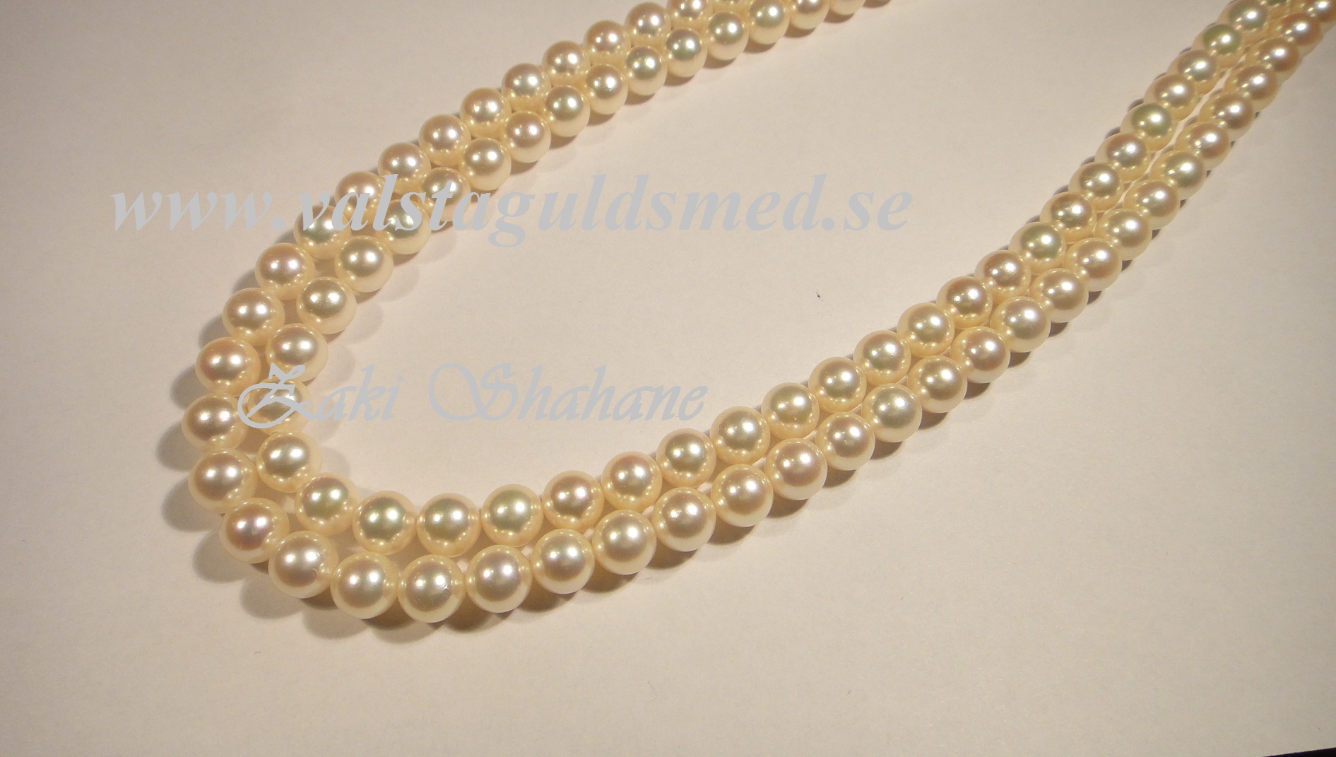 Pärlhalsband Odlade Pärlor 7.5 mm - 5