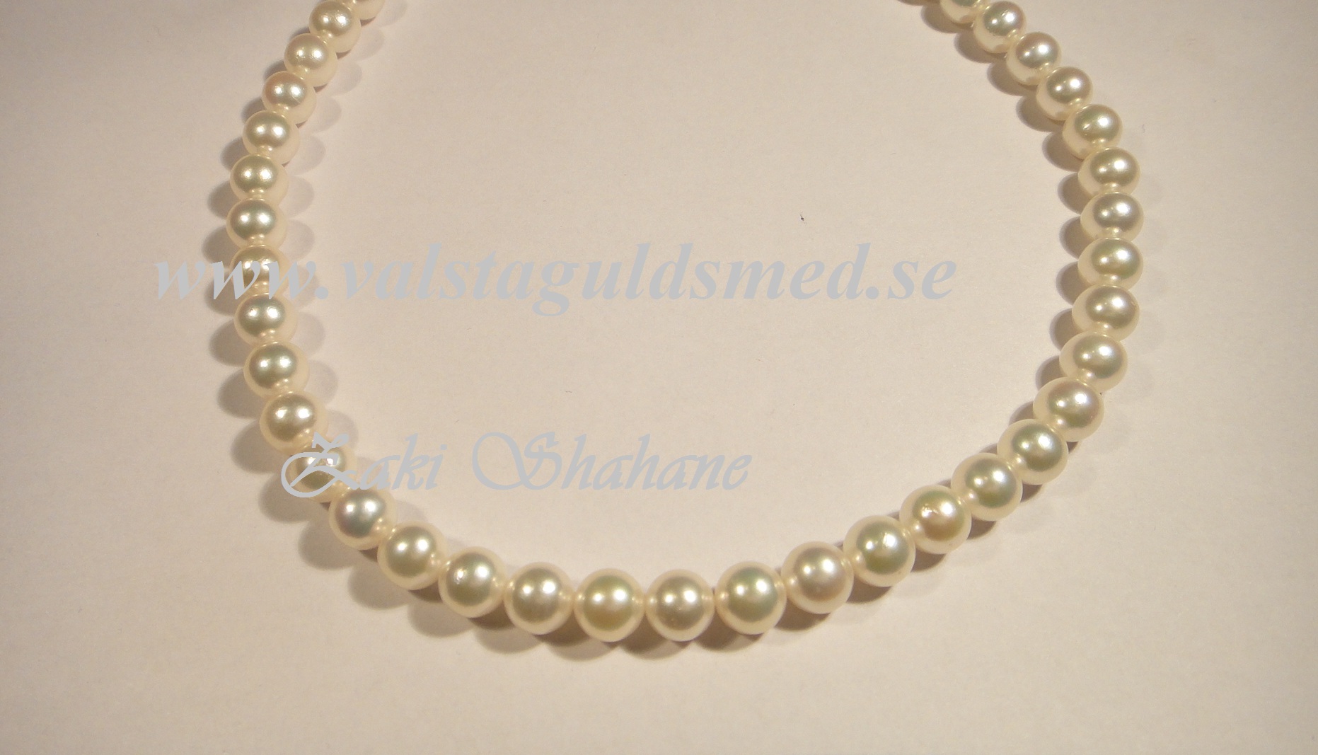 Pärlhalsband Odlade Pärlor 7.5 mm - 2