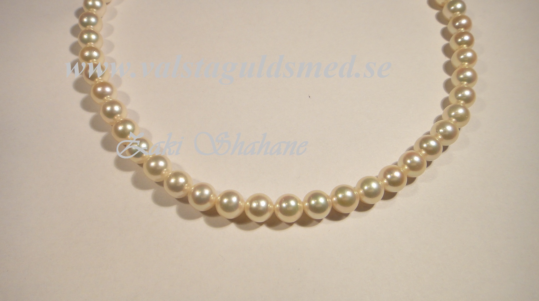 Pärlhalsband Odlade Pärlor 7.5 mm - 3