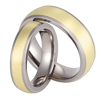 Titanring med Gulguld TG57-5,5
