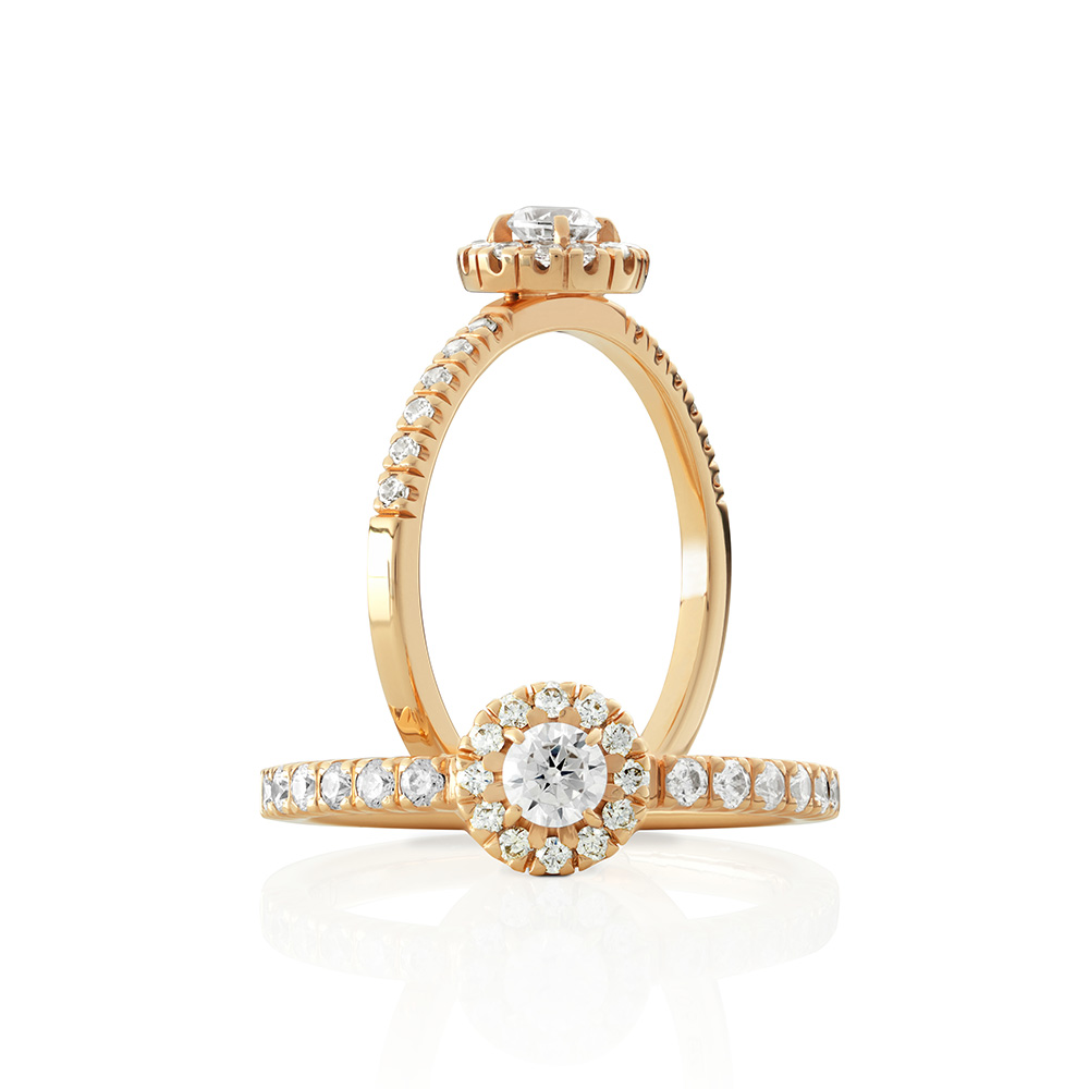 Olymp20-2,1K Sten: 1×0,22 ct & 12×0,01 ct & 12×0,02 ct Fattning: CARM1  mittsten 0,15 ct