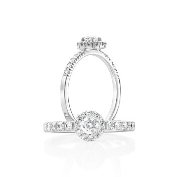 9110-2,3K Sten: 1×0,24 ct & 12×0,01 ct & 10×0,03 ct Fattning: CARM1  mittsten 0,15 ct