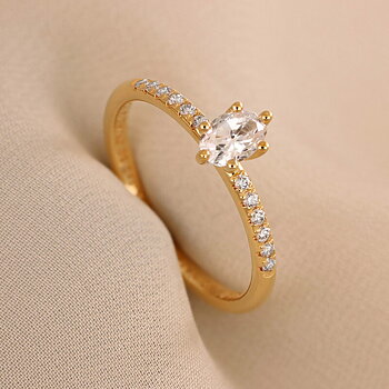 Adina EF32 - Lag Grown sidostensring 0,50 ct