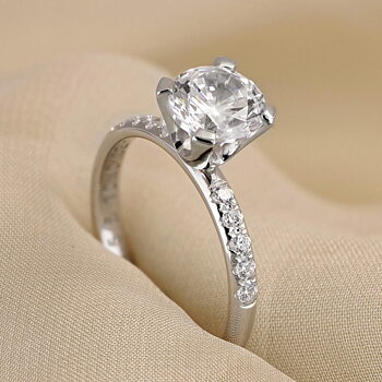 Adina EF22 - Lab Grown sidostensring 0,50 ct