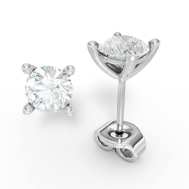 AURE 15D - Studs Brilliant 1,00 i silver