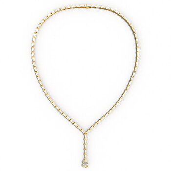 ELOGE - Pear Cut Diamond Collier 22 ct i rödguld