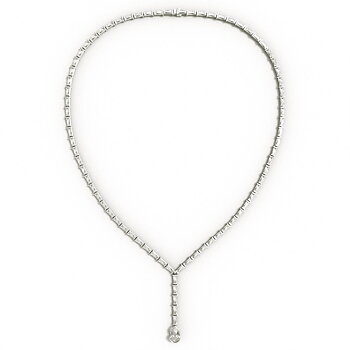 ELOGE - Pear Cut Diamond Collier 22 ct i vitguld