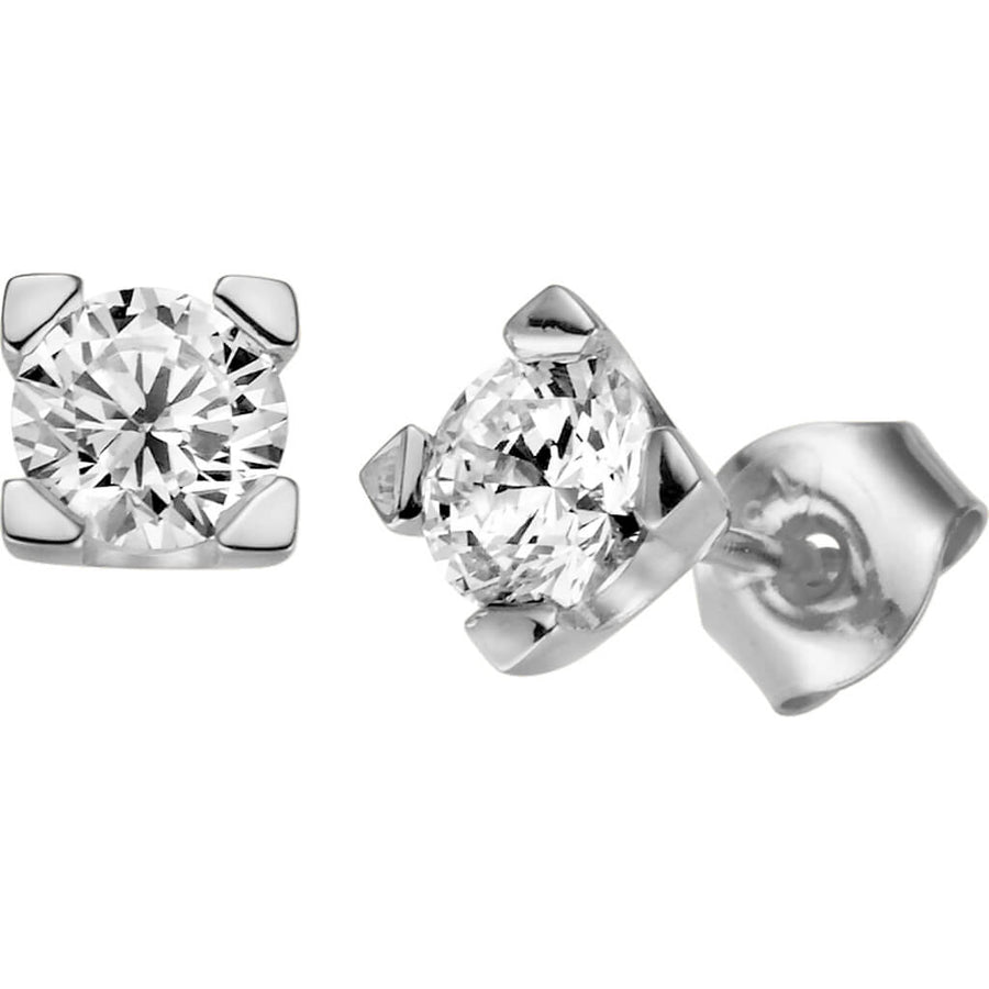 SEINE 1,00ct - Örhängen i vitguld