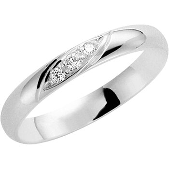 203-3 4.3 - Ring i vitguld