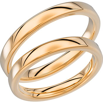 240-3 - Slät ring i rödguld