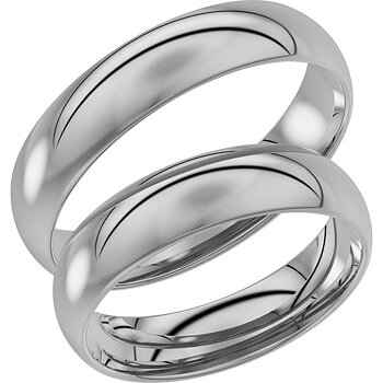 92-5 - Slät ring i vitguld