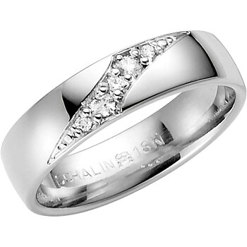 LIBRA - Ring i vitguld