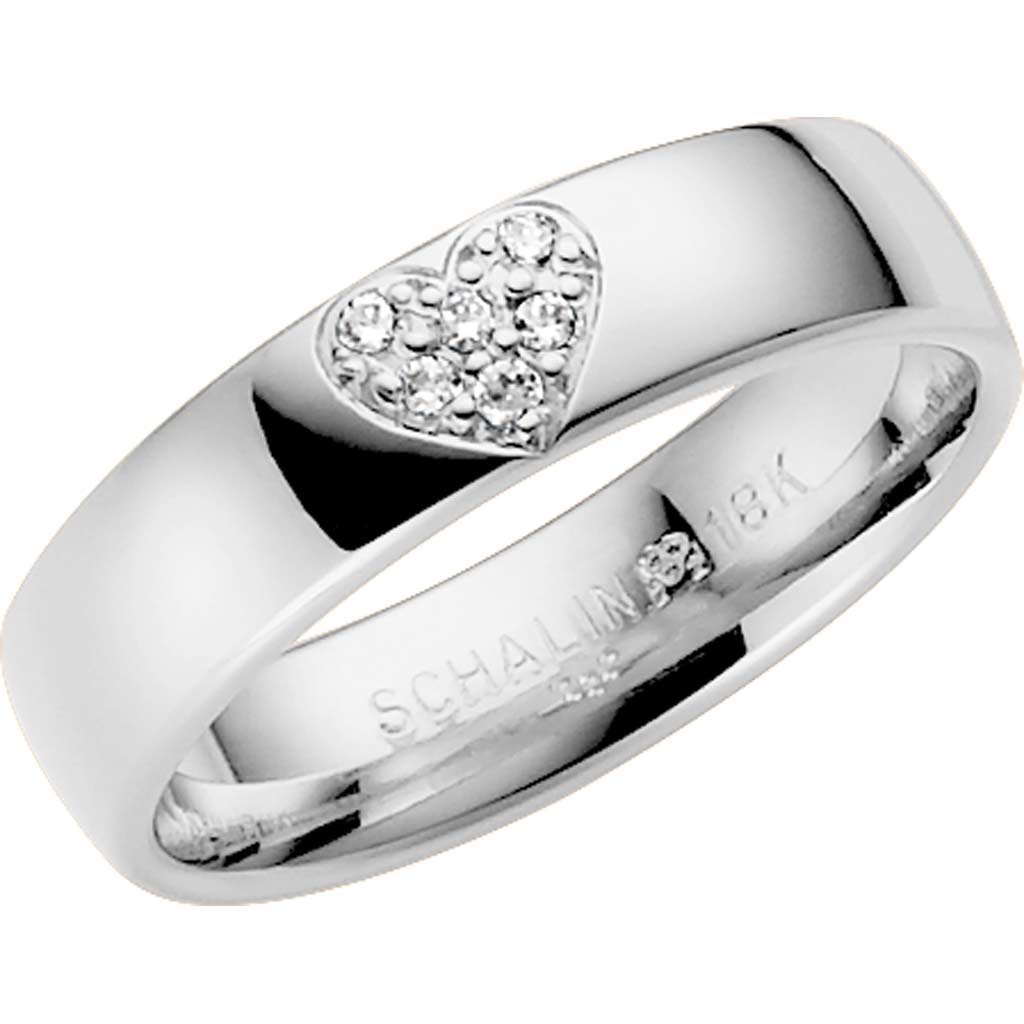 NOVA - Ring i vitguld