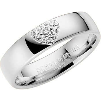 NOVA - Ring i vitguld