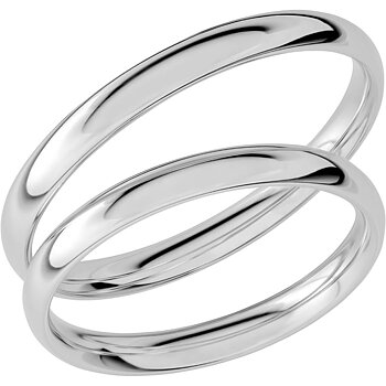 SR1009 - Slät ring i vitguld