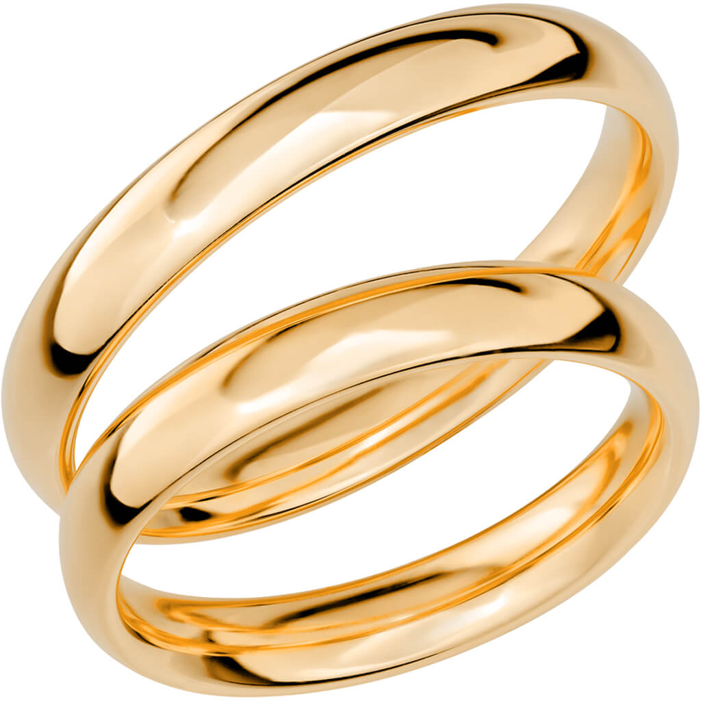 SR1011 - Slät ring i rödguld