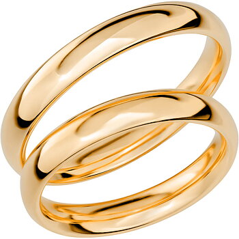 SR1011 - Slät ring i rödguld