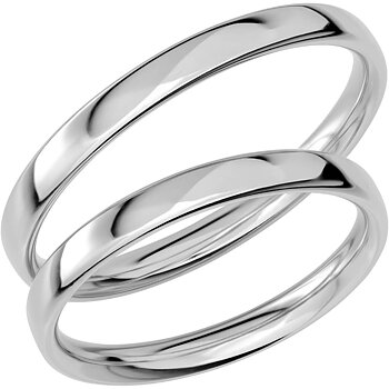 SR1016 - Slät ring i vitguld