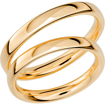 SR1017 - Slät ring i rödguld
