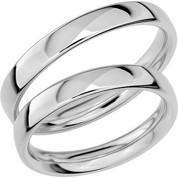 SR1018 - Slät ring i vitguld