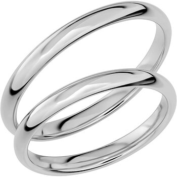 SR1023 - Slät ring i vitguld