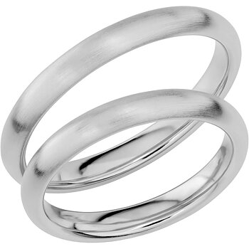 SR1024 - Slät ring i vitguld