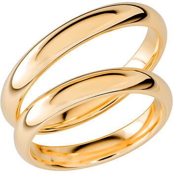SR1025 - Slät ring i rödguld