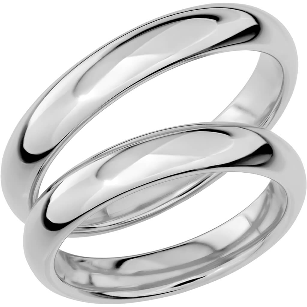 SR1026 - Slät ring i vitguld