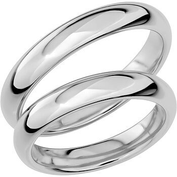 SR1026 - Slät ring i vitguld