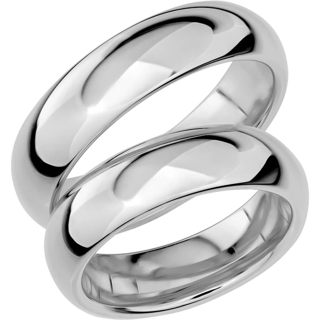 SR1028 - Bred slät ring i vitguld