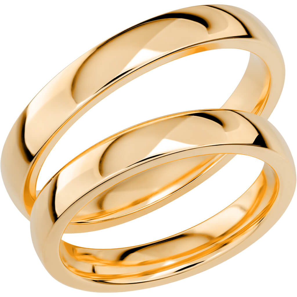 SR1032 - Slät ring i rödguld