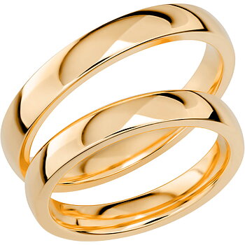 SR1032 - Slät ring i rödguld