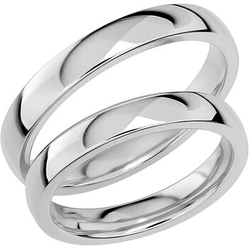 SR1032 - Slät ring i vitguld