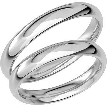SR1046 - Slät ring i vitguld